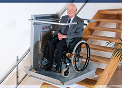 Ascendor Platform Stairlift Wheelchair